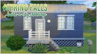 The Sims 4  BACC Spring Falls 🏘  4  SPEED BUILD  Pirates Trailer Home amp First Kiss [upl. by Iek]