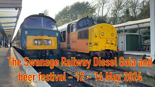 Swanage Railway Diesel Gala amp BeerFestival MAY 2024 [upl. by Merrie]