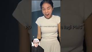 Cewek Kalo Lagi PMS ‼️ shorts videolucu reaction [upl. by Viole]