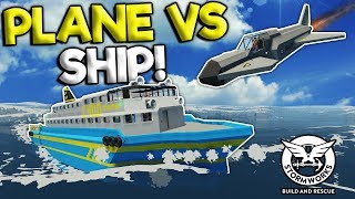 JET CRASHES INTO ADVANCED SHIP  Stormworks Build and Rescue Gameplay  Sinking Ship Survival [upl. by Hum]