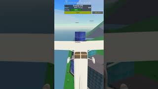 Jumping off the plane onto a building in PTFS Roblox [upl. by Aieken440]