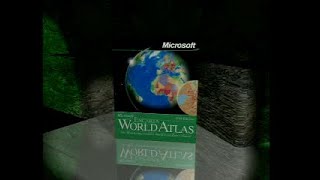 Microsoft Encarta World Atlas 1998 Edition Ad Video 1998 [upl. by Lazos]