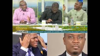 Break near fight between Sammy Gyamfi and Dr Frank Bannor on Metro Tv [upl. by Nate]