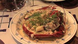 Asparges i hummerragout  Asparagus in ragout of lobster [upl. by Deming]