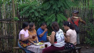 THE CORNFIELD  Corn Harvest Making Pintos or Binaki ‘Steamed Corn Cake’ and Bulalo [upl. by Adirehs]