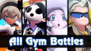 Pokemon Sword amp Shield  ALL Gym Leader Battles VERSION EXCLUSIVE GYMS [upl. by Eihs]