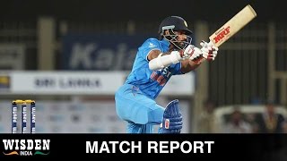 Shikhar Dhawan leads strong batting show as India win by 69 runs  Wisden India [upl. by Niwri776]