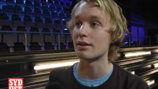 Melodifestivalen i Karlskrona 2008  Intervju med Björn Gustafsson [upl. by Ettenotna]