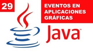 29 Tutorial Java Eventos en aplicaciones gráficas [upl. by Ahras]