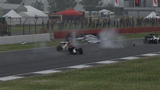 F1 2020 Massive Crash At Silverstone [upl. by Ihn]