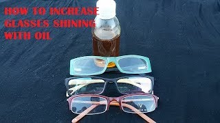 HOW TO REMOVE SCRATCHES OF GLASSES WITH OIL AT HOME [upl. by Enel839]