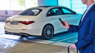 2021 Mercedes SClass  Automated Valet Parking WORLDS FIRST [upl. by Lowrance]