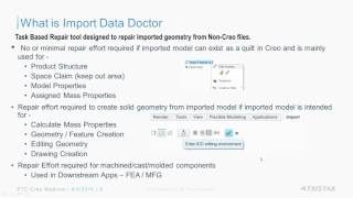 Repair Import Geometry in Creo Parametric [upl. by Geaghan318]