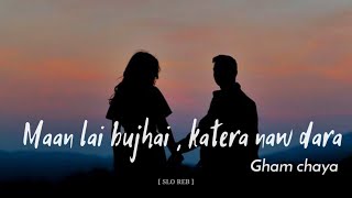 Maan lai bujhai katera nau dadha  Ghaam Chaaya  Tuna Bell Thapa  Lyrical Video  SlowedReverb [upl. by Anahoj]