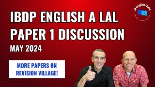 IBDP English A May 2024 Paper 1  Chat GPT  Close Reading [upl. by Eleazar]