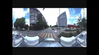 Mobile Mapping test drive with a Ladybug5 panorama camera [upl. by Annahoj]