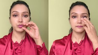 Best exercises for Bells Palsy in hindi Bells palsy causessymptomshome care amp Massage technique [upl. by Arbed]