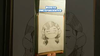 Rosto inexpressivo outubrododesenho2024 drawtobe rascunho sketchs boceto [upl. by Docilu]