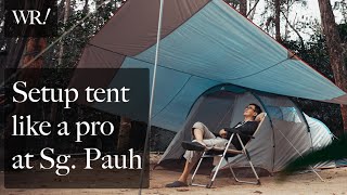 Sg Pauh Campsite x Quechua Arpenaz 41  S1E02 [upl. by Morie844]