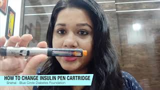 How to change insulin pen cartridge I Diabetes Tutorials [upl. by Subir]