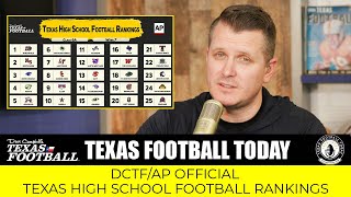 TFT DCTFAP Official Texas High School Football State Rankings [upl. by Highams]