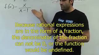 Algebra 2  Graphing Rational Expressions 1 of 2 [upl. by Twedy979]