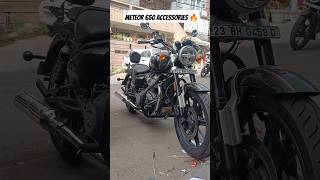 ROYAL ENFIELD SUPER METEOR 650 ACCESSORIES  ZANA TOURING SETUP  viral shorts trending new [upl. by Swithbert]