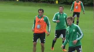 VfL Wolfsburg  Kevin Pannewitz  Probetraining [upl. by Sirret206]