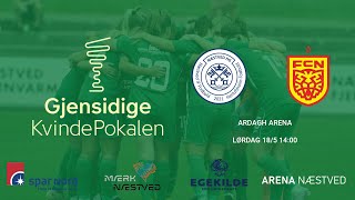 Gjensidige Kvindepokalen SEMIFINALE  Næstved HG v FC Nordsjælland [upl. by Kcirad]