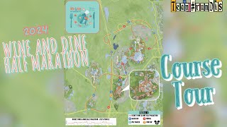 2024 runDisney Wine and Dine Half Marathon Course Flyover [upl. by Fi]