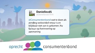 Vraag amp Antwoord  Retourzending niet aangekomen Consumentenbond [upl. by Nada966]