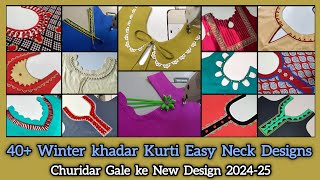 40 Churidar Neck Designs 2024 latest Neck DesignGala Design 2024 anamtrendydesigns [upl. by Auqinaj]