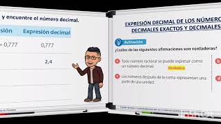 EXPRESIÓN DECIMAL DE LOS NÚMEROS RACIONALES DECIMALES EXACTOS Y DECIMALES PERIÓDICOS✅ [upl. by Nelleus]