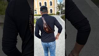 Man… trägt Leder fashion style upcycling leder [upl. by Annocahs615]