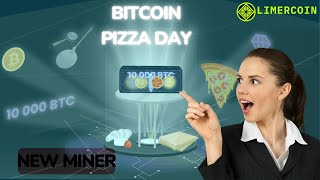 LIMERCOIN EVENT BITCOIN PIZZA DAY NEW MINER [upl. by Ycnahc700]