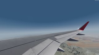 P3Dv54 AIR ARABIA flight ABY118 from Sharjah OMSJ UAE to Muscat OOMS Oman [upl. by Elenore]