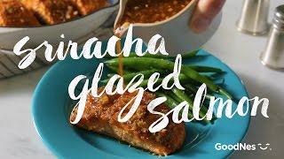 Sriracha Glazed Salmon recipe [upl. by Leunamnauj]