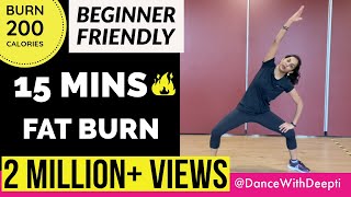 DWD32  15MINS FAT BURN WORKOUT FOR BEGINNERS 32  Lose Weight  HIIT  Kumbali Trance [upl. by Elsy]