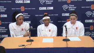 Players Comment on Loss to Maryland  Syracuse Womens Basketball [upl. by Erreid]