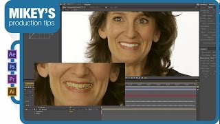 Natural Teeth whitening with after effects tutorial [upl. by Mordecai]