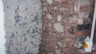 replastering old stone work by mac plastering services belfast [upl. by Arabele]