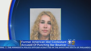 quotAmerican Idolquot Singer Haley Reinhart Arrested For Punching Bouncer [upl. by Inaboy535]