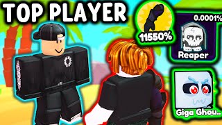 TOP PLAYER HELPS NOOB Restart With STRONGEST PETS and ARMS in Roblox Arm Wrestle Simulator [upl. by Karlis]