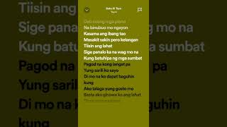 Baka di tayo WLyricsYayoi [upl. by Haiel]