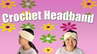 Crocheting a Headband Pretty amp Practical Crochet Project [upl. by Ulrika]