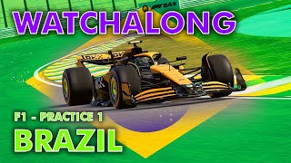 Watchalong  F1  Brazil Practice 1  Commentary [upl. by Aed]