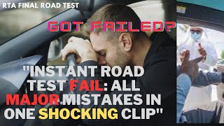 RTA Final Road Test Avoid These Major Mistakes or Face Immediate Failure  Hindi Vlog [upl. by Courtund593]