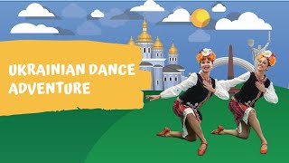 Ukrainian Hopak  Dance Lesson with Rosie amp Posie [upl. by Jennings]