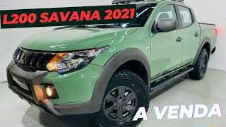 A venda Mitsubishi L200 Savana 2021 muito nova mitsubishi [upl. by Ahsimal747]