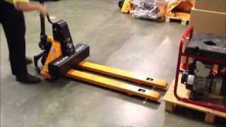 Yellow Jackit Adjustable Pallet Jack [upl. by Burack135]